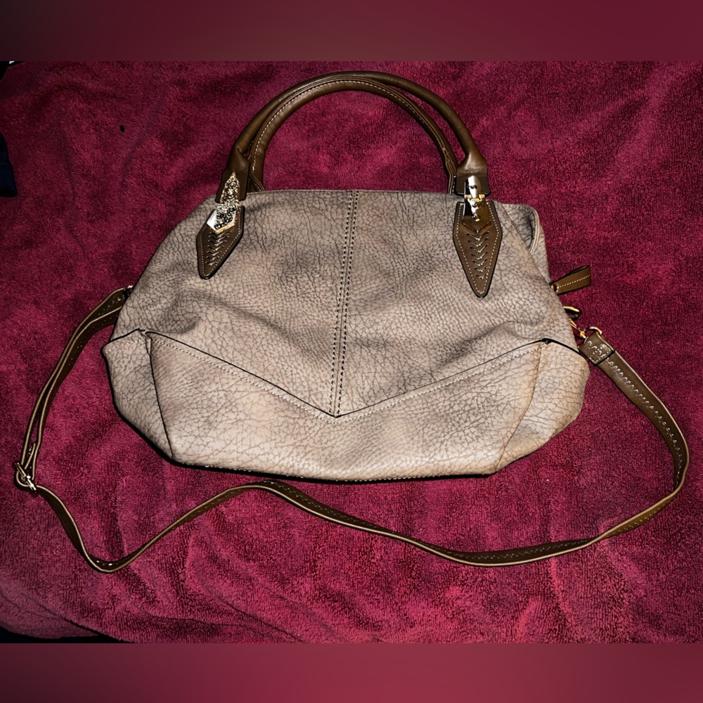 Tan Adjustable Crossbody Purse